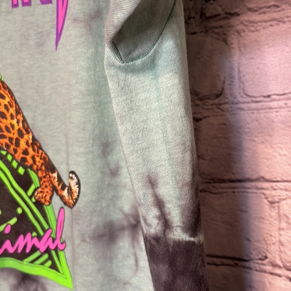 NWOT Licensed Def Leppard Animal Tie Dye Band Tee - Size Large - Picture 9 of 15